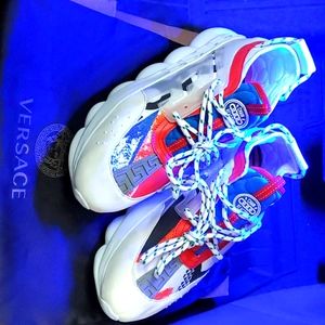 NEW MEN'S VERSACE CHAIN REACTION "CLASH" SIZE 9.5